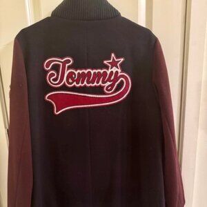 Tommy Hilfiger College Varsity Coat (Navy/Burgundy)